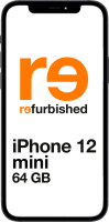 Orange Apple refurbished iPhone 12 mini
